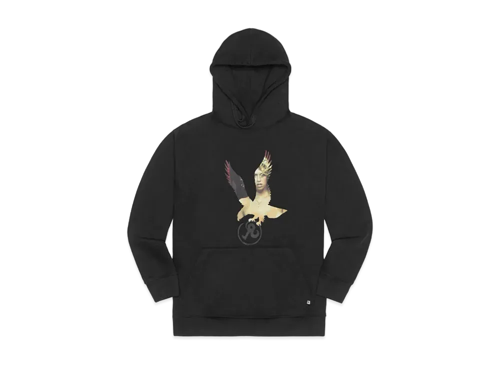 Richardson CUT OUT HOODIE "Black"