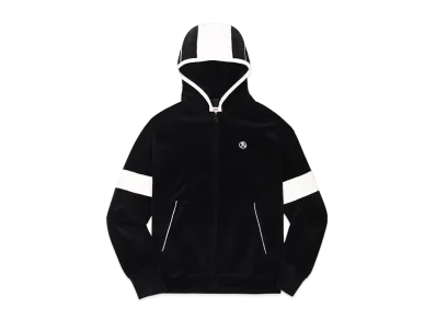 Richardson VELOUR PANEL HOODIE "Black"