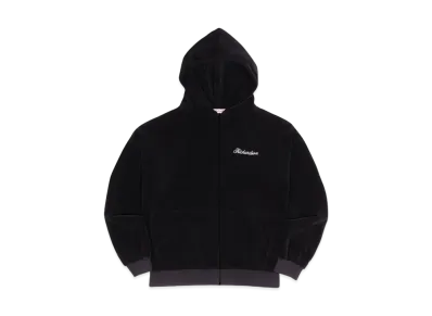 Richardson VELOUR ZIP HOODIE "Black"