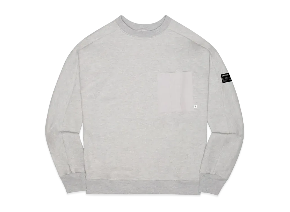 Richardson COMBAT PANEL CREWNECK SWEATSHIRT "Grey"