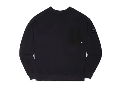 Richardson COMBAT PANEL CREWNECK SWEATSHIRT "Black"
