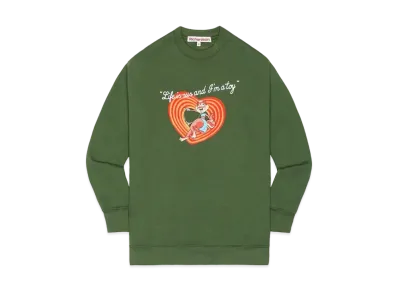 Richardson CANDY CHIPMUNK DROP SHOULDER CREWNECK "Green"
