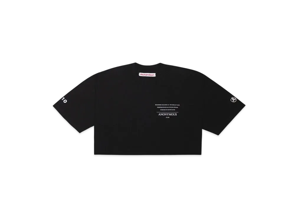Richardson ANONYMOUS CLUB CROP TOP "Black"