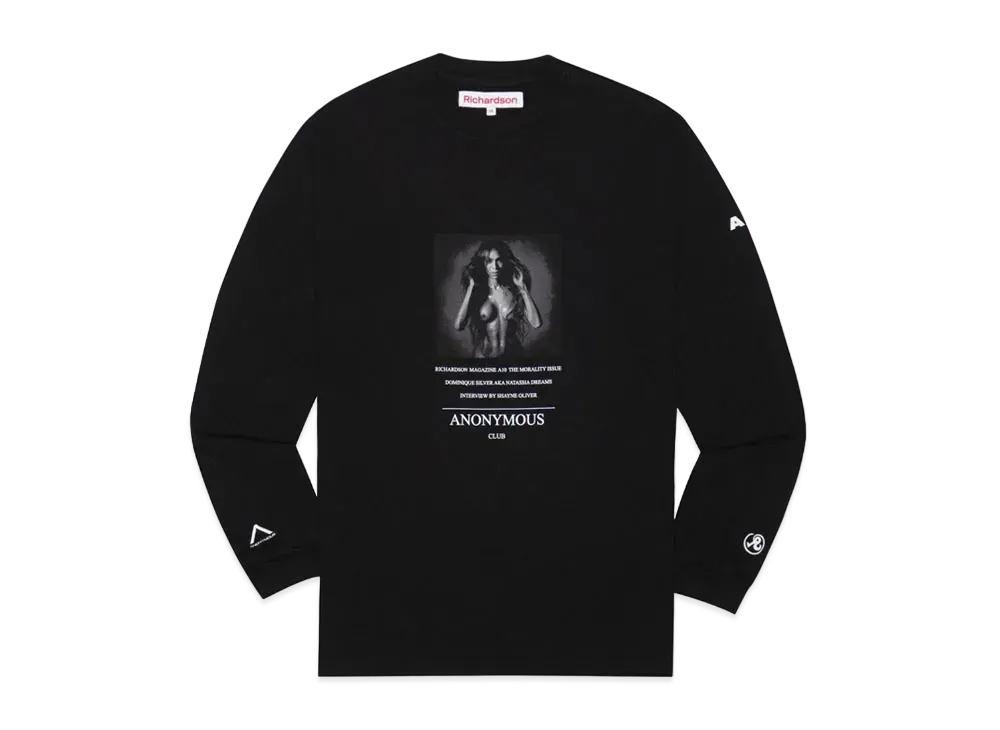 Richardson ANONYMOUS CLUB LONGSLEEVE "Black"