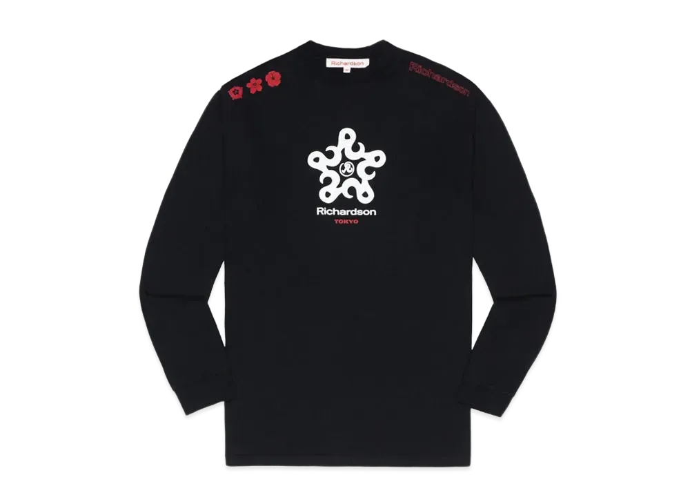Richardson TOKYO LS TEE JAPAN LIMITED ITEM "Black"