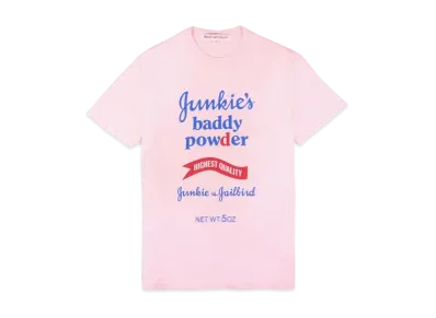 Richardson X HYSTERIC GLAMOUR JUNKIE'S BADDY POWDER T-SHIRT "Pink"