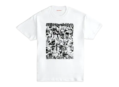 Richardson X WEIRDO DAVE 'FUCK THIS LIFE' T-SHIRT "White"