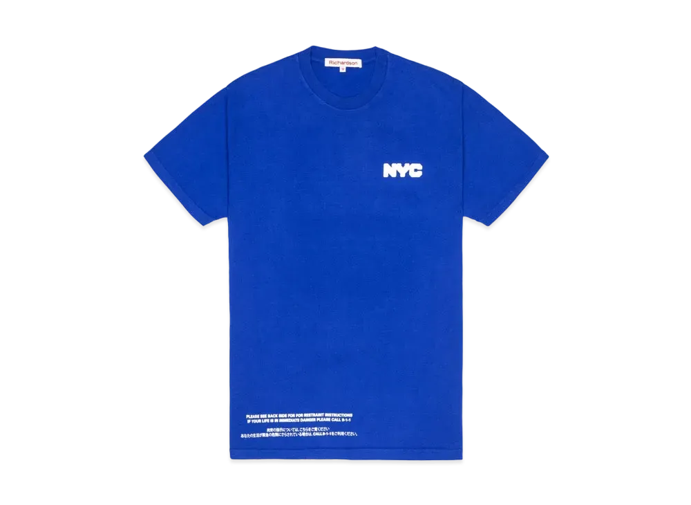 Richardson NYC RESTRAINT T-SHIRT "Blue"
