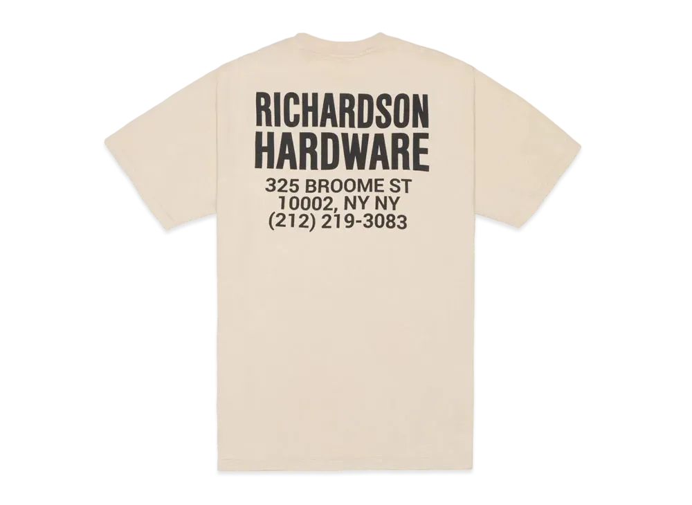 Richardson HARDWARE NEW YORK T-SHIRT "Sand"