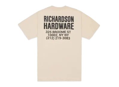 Richardson HARDWARE NEW YORK T-SHIRT "Sand"