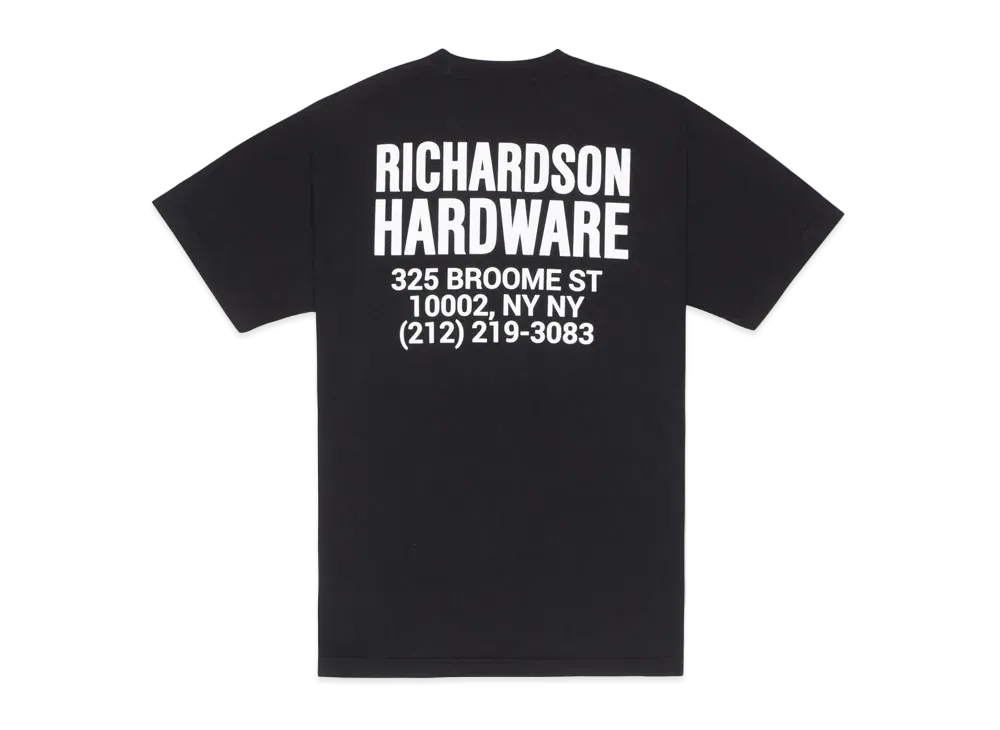 Richardson HARDWARE NEW YORK T-SHIRT "Black"