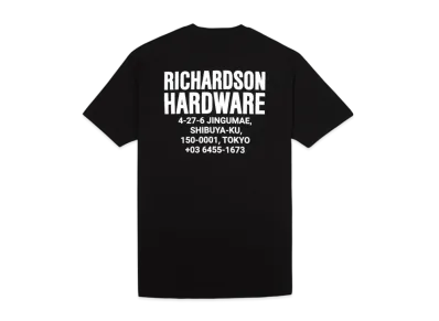 Richardson HARDWARE TOKYO T-SHIRT "Black"