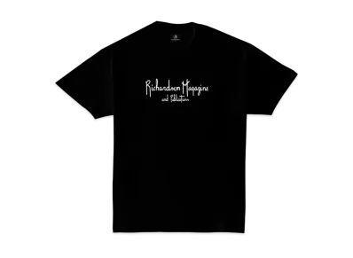 Richardson MAGAZINE AND PUBLICATIONS EMBROIDERED T-SHIRT "Black"
