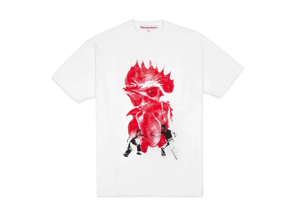 Richardson COCK FIGHT T-SHIRT "White"