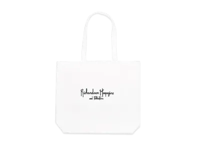 Richardson MAGAZINE AND PUBLICATIONS EMBROIDERED TOTE BAG "White"