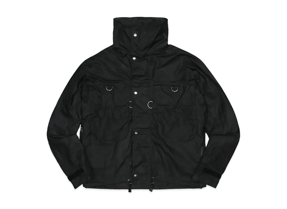 Richardson Waxed Cotton Cropped Parka "Black"