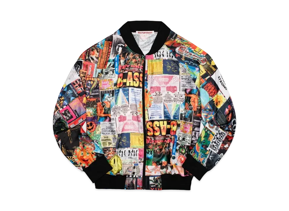 Richardson X New Age All-Over Bomber Jacket "Multi"