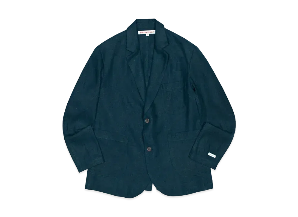 Richardson Linen Suit Jacket "Petrol Blue"