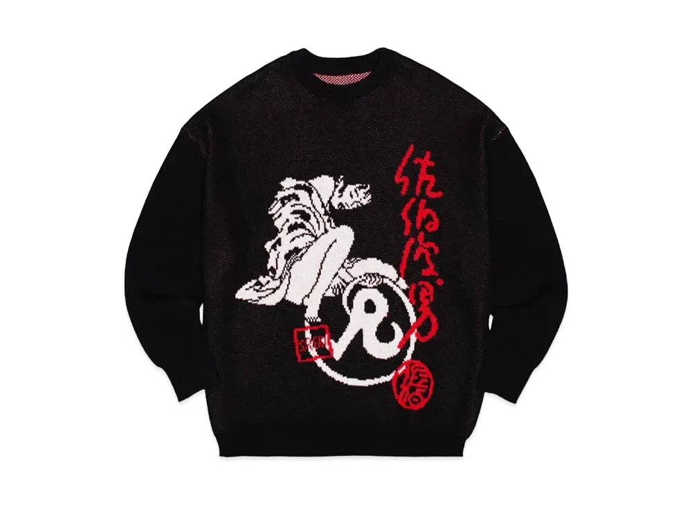 Richardson X Toshio Saeki Knit Sweater "Black"