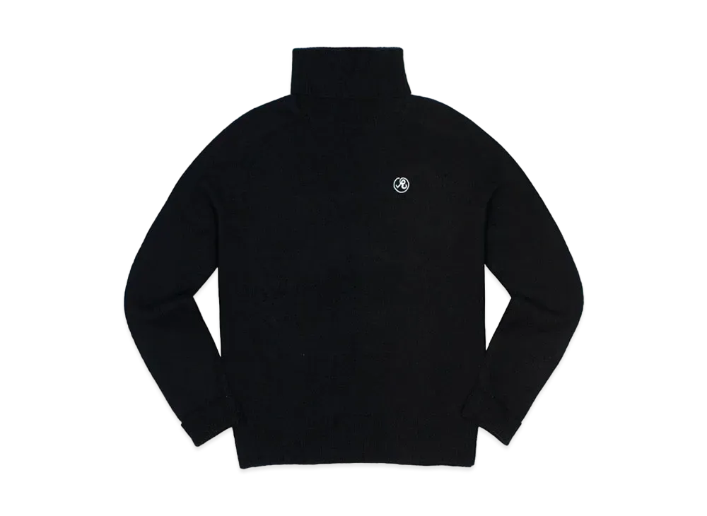 Richardson Wool Roll Neck Sweater "Black"