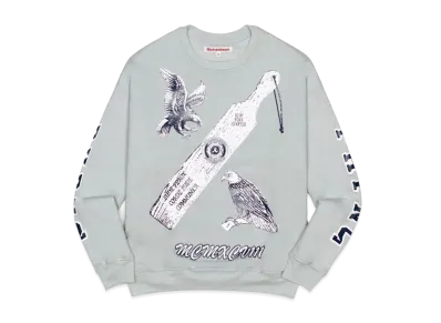 Richardson Greek Double Layer Crewneck "Grey"