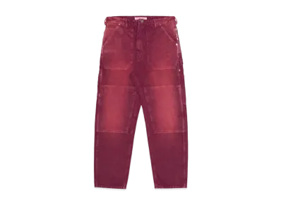 Richardson Distressed Duck Canvas Work Pants "Oxblood"