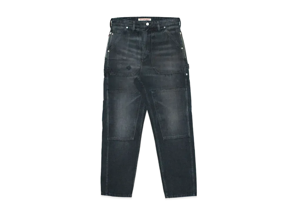 Richardson Distressed Duck Canvas Work Pants "Black"