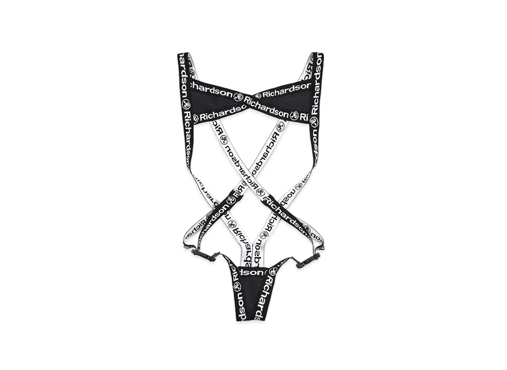 Richardson Elastic Swimsuit "Black/White"
