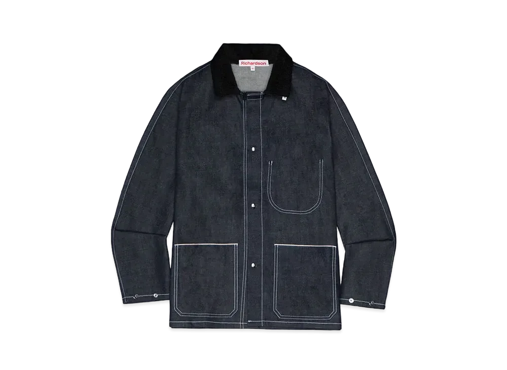 Richardson Contrast Stitch Denim Work Jacket "Indigo"