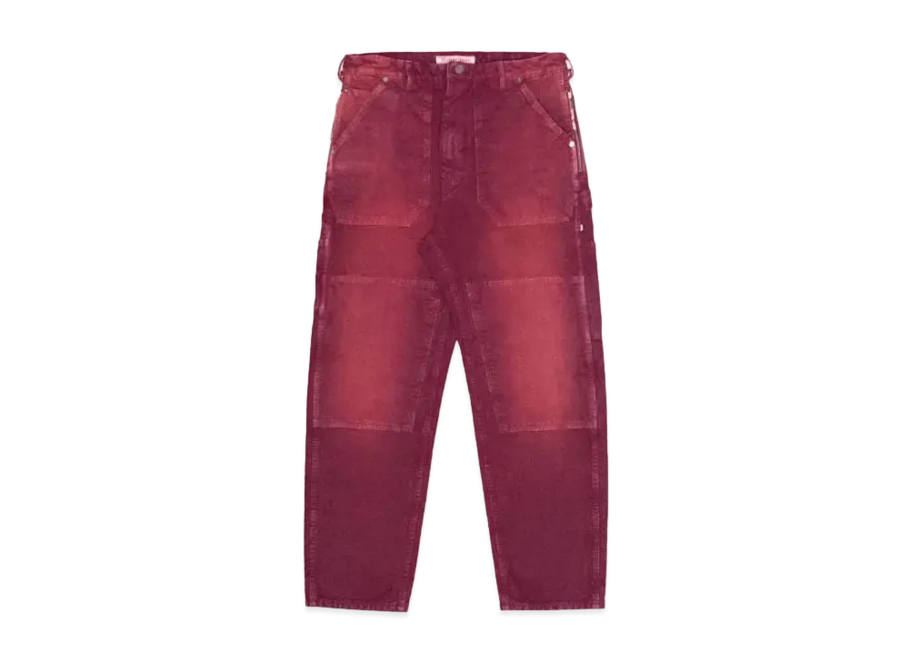 Richardson Distressed Duck Canvas Work Pants "Oxblood"