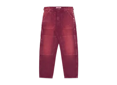 Richardson Distressed Duck Canvas Work Pants "Oxblood"