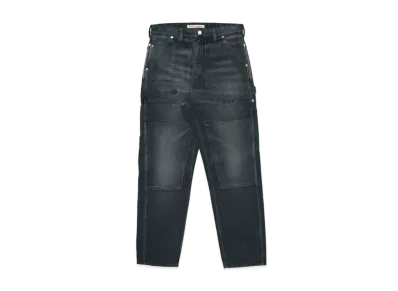Richardson Distressed Duck Canvas Work Pants "Black"