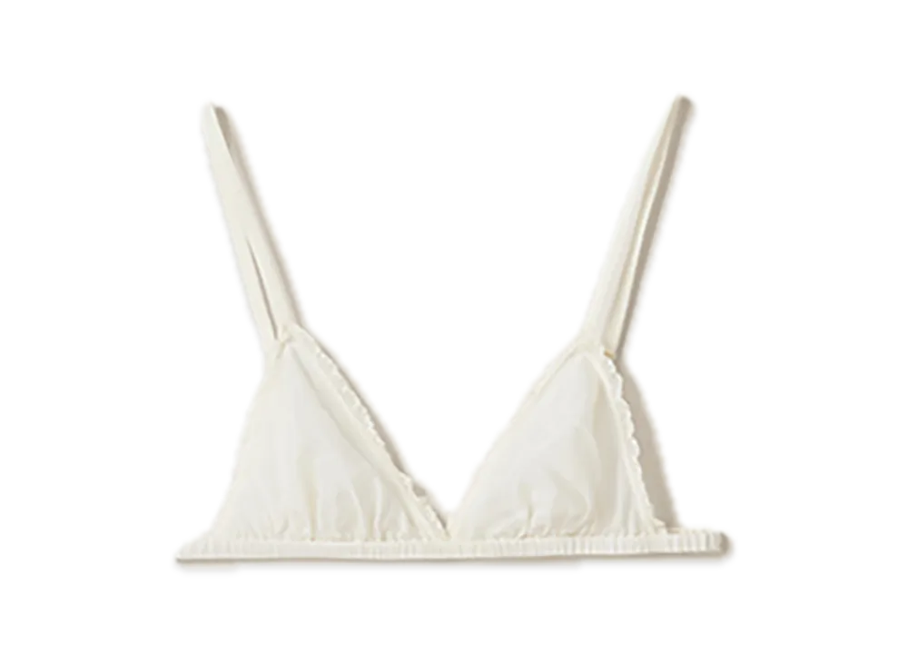 MIU MIU Muslin Bra "Ivory"