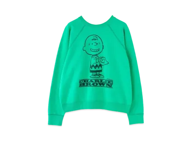 RHC Ron Herman x PEANUTS Charlie Brown Sweat Shirt "Green"