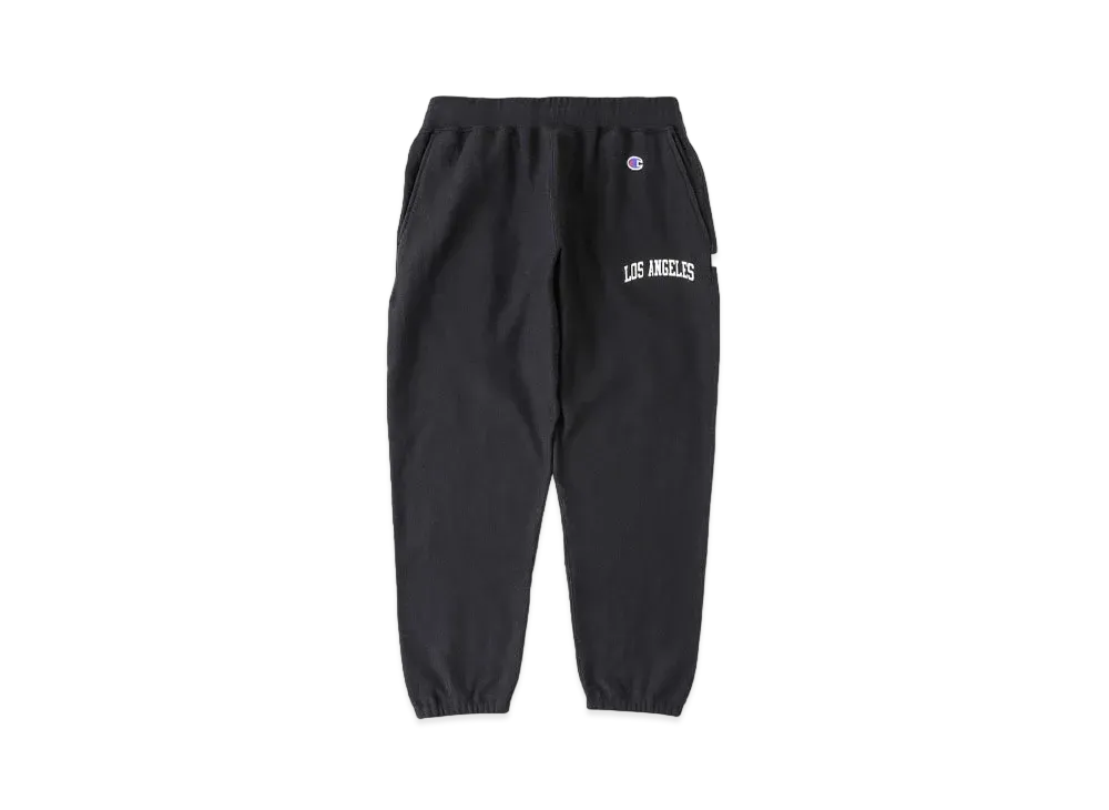 RHC Ron Herman x Champion Reverse Weave Sweat Pants "Black"
