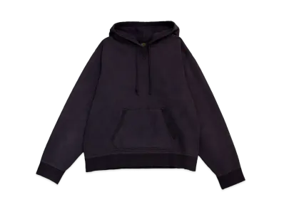 Ron Herman x Double RL Black Garment Dye Sweat Pullover Hoodie "Black"