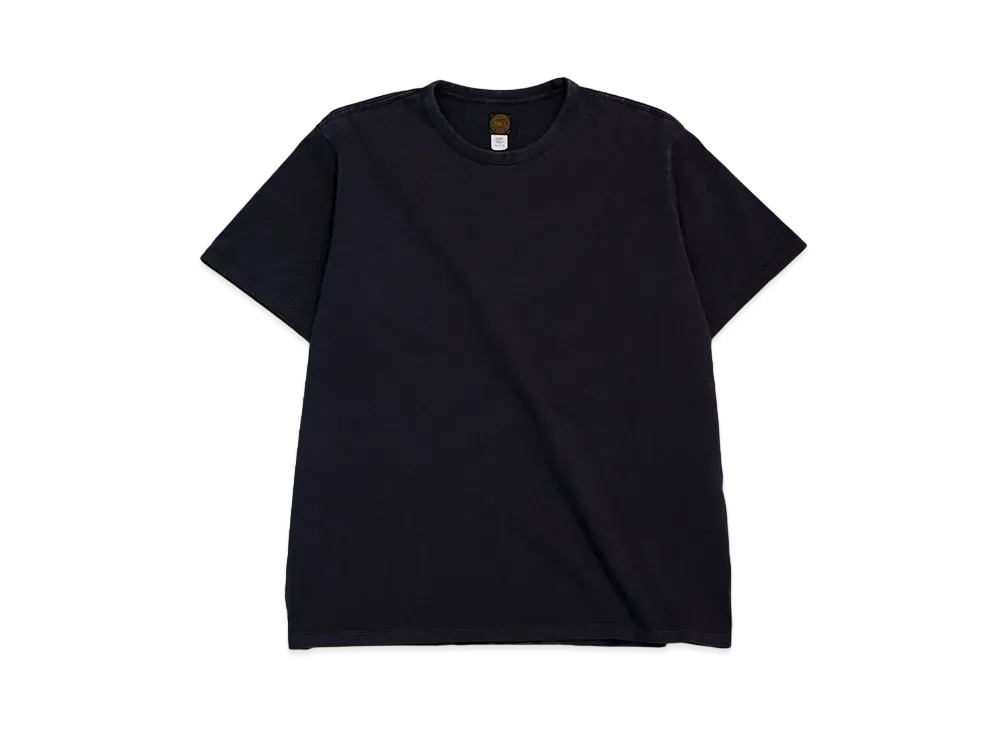 Ron Herman x Double RL Black Garment Dye Heavy Weight T-Shirt "Black"