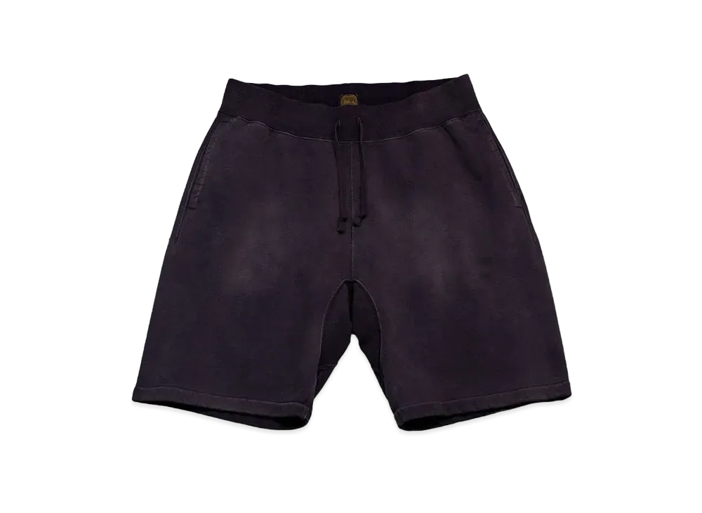 Ron Herman x Double RL Black Garment Dye Sweat Shorts "Black"