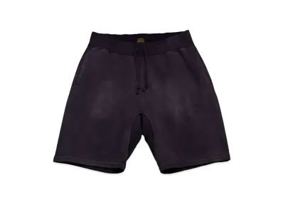 Ron Herman x Double RL Black Garment Dye Sweat Shorts "Black"