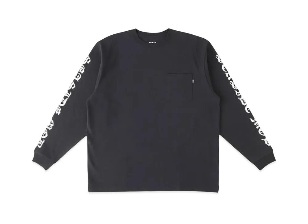 RHC Ron Herman x SEASIDE MOB Print Long Sleeve Tee "Black"