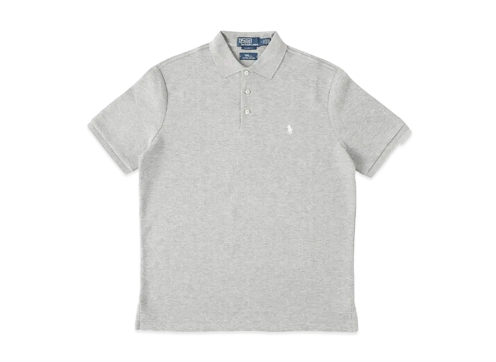 Polo Ralph Lauren for Ron Herman Double Knit Pique Polo Shirt "Gray"