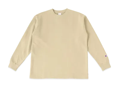 Champion for RHC Ron Herman Long Sleeve Tee "Beige"