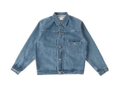 Ron Herman x UNION LAUNCH Cowboy Washed Organic Cotton Denim Jacket "Faded Blue"