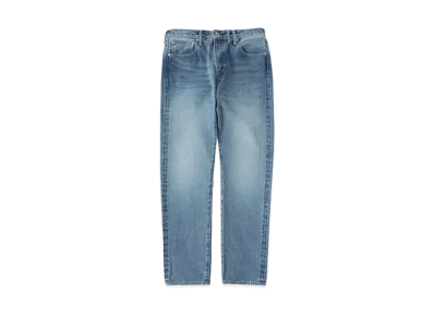 Ron Herman x UNION LAUNCH Tapered Fit Washed Organic Cotton Denim Pants "Fade Blue"