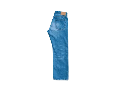 Ron Herman Recycled Cotton Used Straight Denim Pants "Blue"