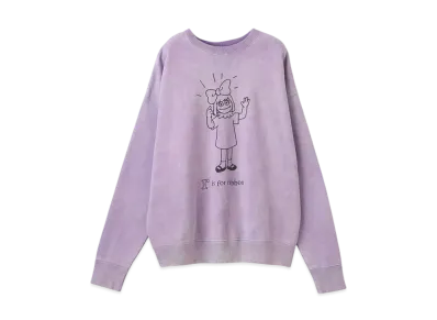 RHC Ron Herman x Sesame Street Prairie Dawn Sweat Shirt "Light Purple"