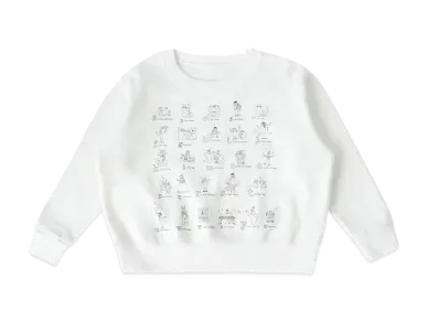 RHC Ron Herman x Sesame Street Sweat Shirt (White/120-150cm) "White"