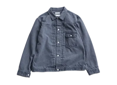 RHC Ron Herman Black Denim Jacket "Gray"