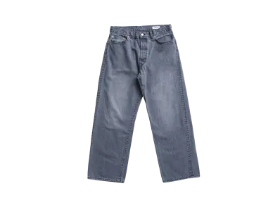 RHC Ron Herman Black Wide Denim "Gray"