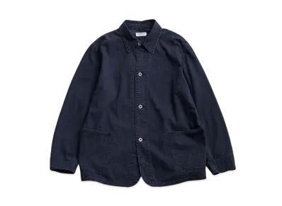 RHC Ron Herman Black Denim Coverall Jacket "Black"